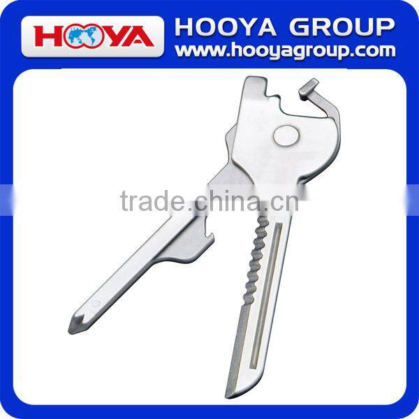 Stainless Steel 6-in-1 Key Ring Multi-Function Key Carry Tool/ Key Knife Tool