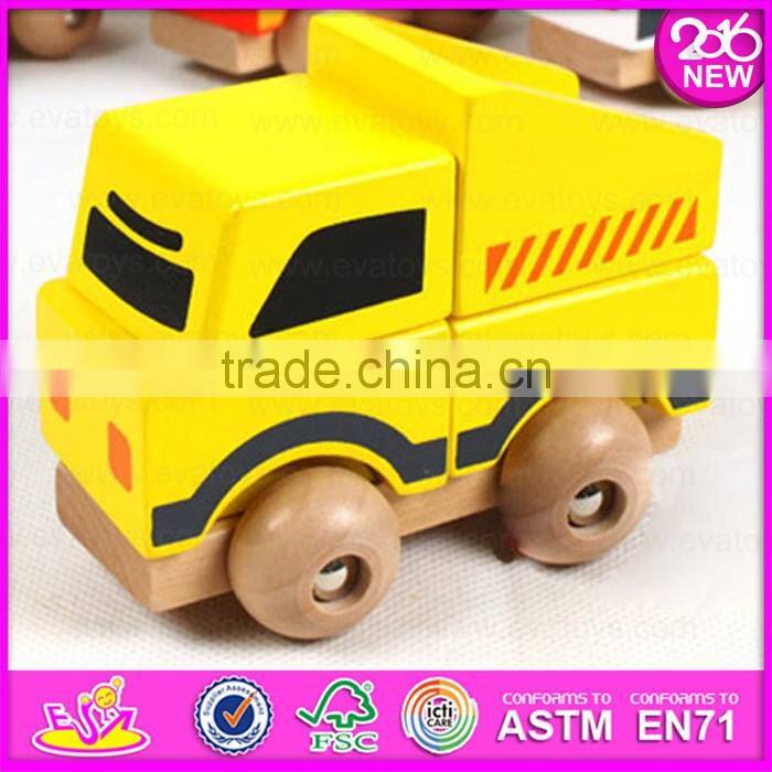 2017 Best design kids funny wooden classic car toy for sale W04A240