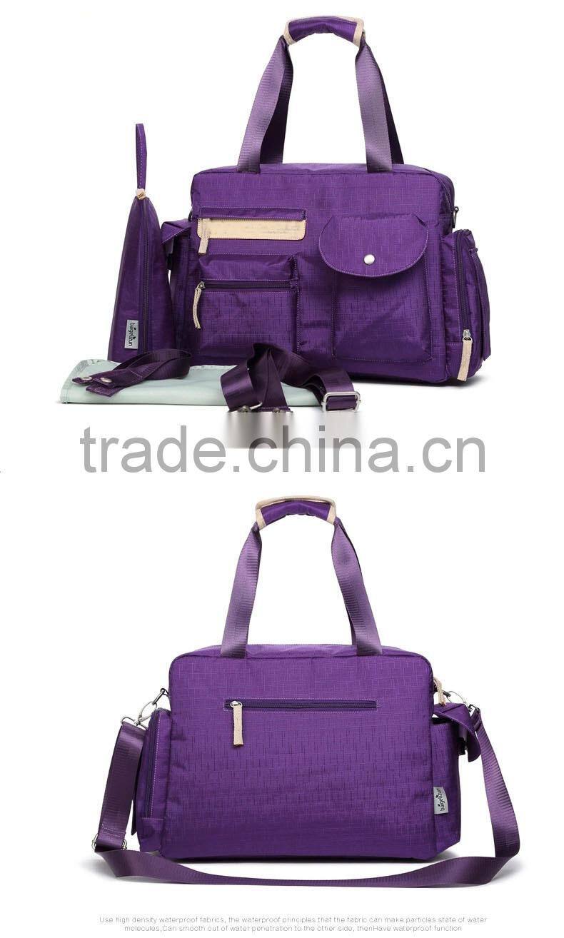 Outdoor Nylon Mommy Organizer Best Baby Diaper Bags