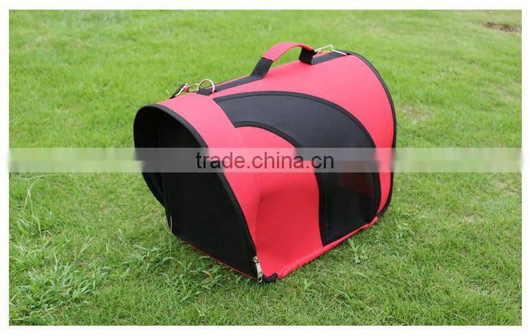 (OEM) Fashion red tote dog carrier bag