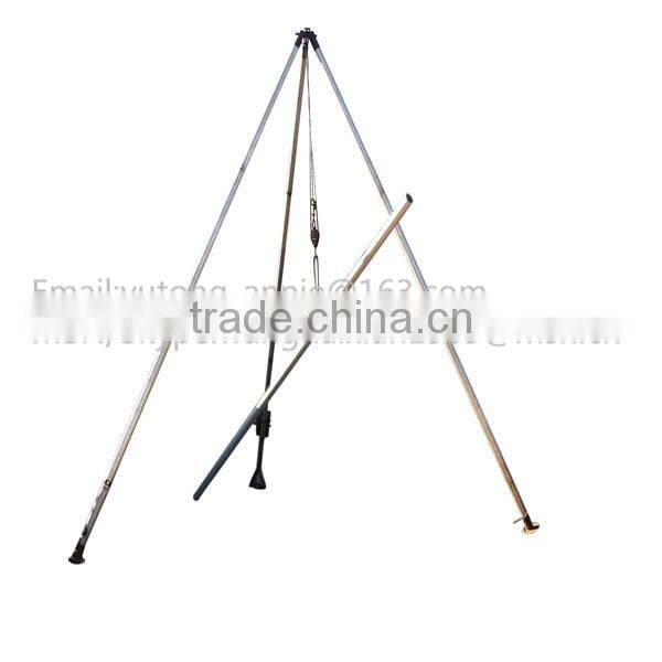 Tripod erecting pole machine 12M