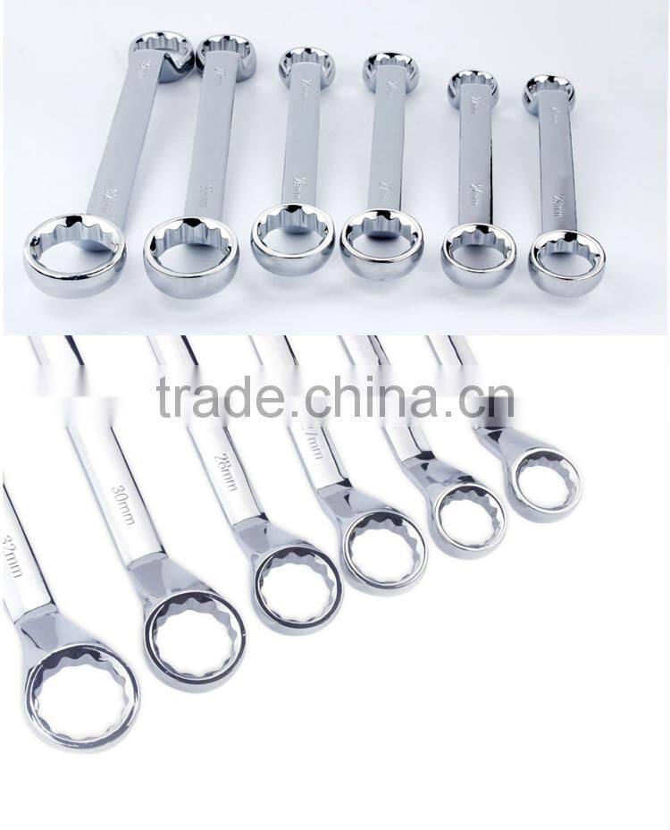 QJ-T03 Quality offset double open ring spanner