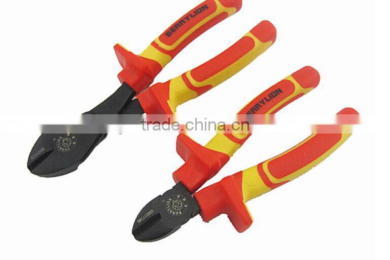 Berrylion tools 1000V VDE 7'' diagonal cutter pliers with plastic handle