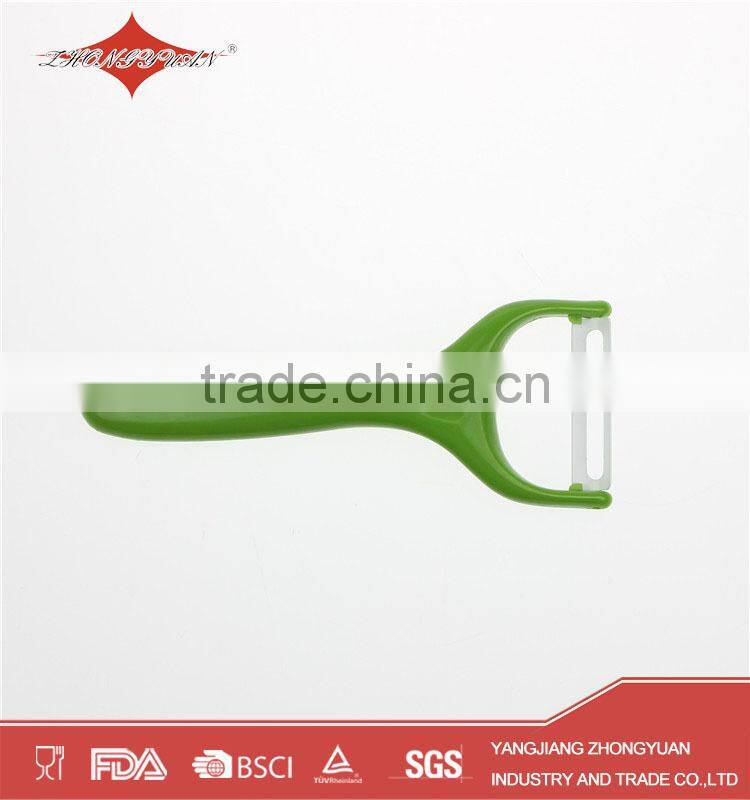 non-stick manual julienne potato peeler with plastic handle