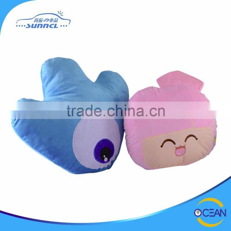Different Shape Round Neck Pillow Filled with Micro Particles or Hollow Cotton