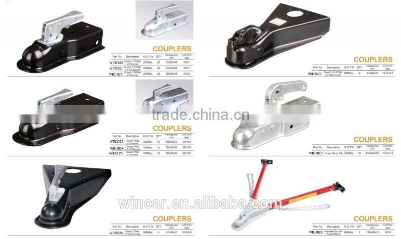A-FRAME Brake Boat Trailer Coupler 2"