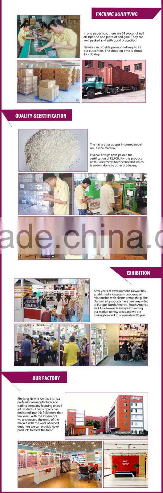 NEWAIR Professional nail art artificial tips false nail tips for finger