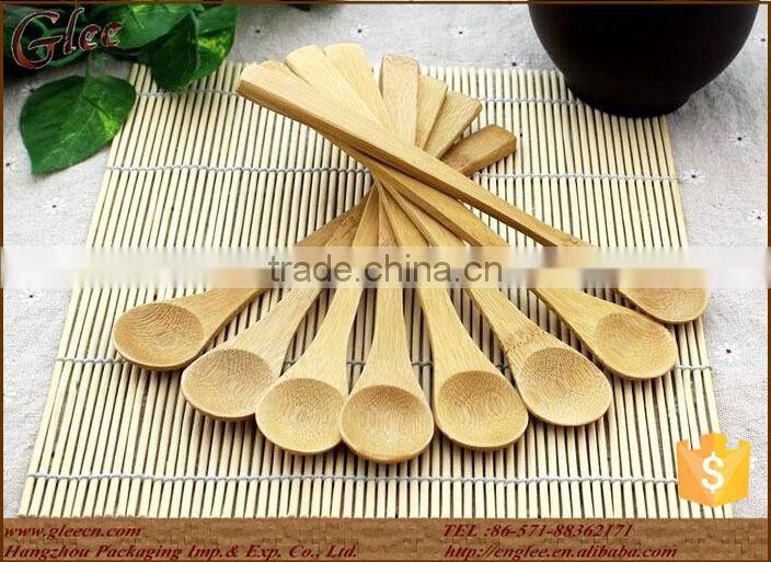 Eco-friendly And Exquisite Ice Cream Bamboo Spoon For Promotion