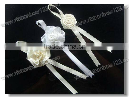 wedding invitations decoration white ribbon flower