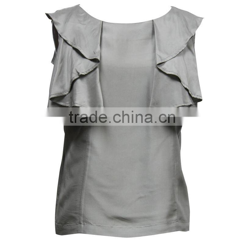OEM/ODM manufacturer new designs summer fashion ladies formal blouse and pants