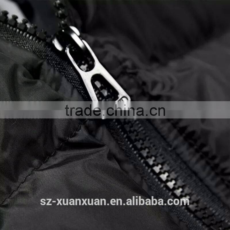 2016 custom winter warm casual thick down jacket waistcoat for men design