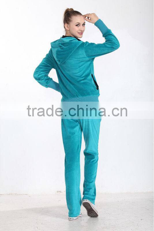 Latest design cheap wholesale 3pcs velour tracksuits wholesale