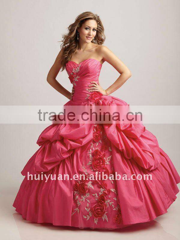 newest chiffon deep V neck western bridesmaid dress