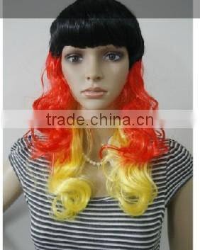 2014 new desig Poland Football Wig for Fan Supporters