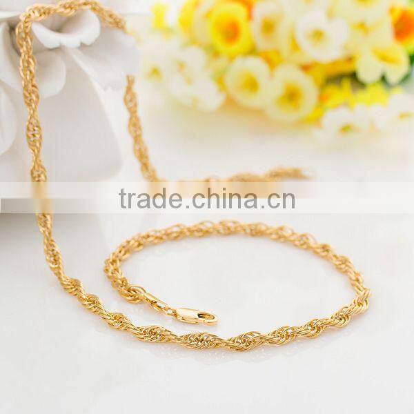simple fashion link chain necklace