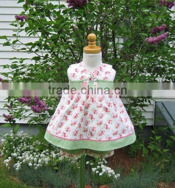 Top quanlity toddler clothing flower printing korea children clothes wholesale ruffle boutique clothes sets