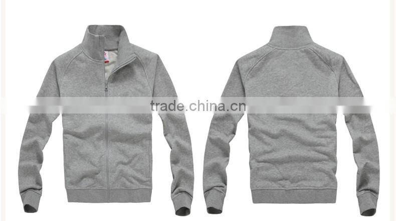 custom wholesale blank high quality plain screen print men sports hoodies without hood