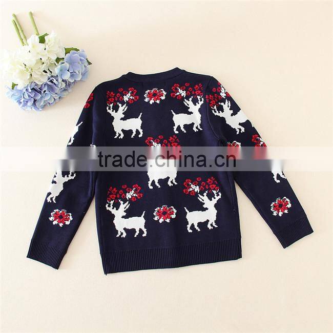 New arrival/desings/items sweaters 2016 new Girls cardigan 3 candy colors little sweater design with cute patterns