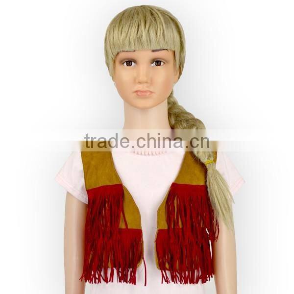 2016 Bohemian Tassel Style Kids Coat Teen Girls Fashion Overall For Winter Or Autumn