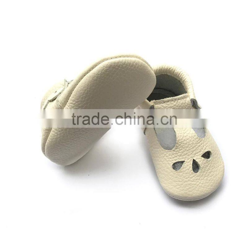 soft leather baby shoes crib moccasins MOQ 50 Pairs/mix 4 size