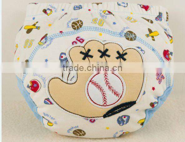 7 designs can choose baby underpants ,colorful original cotton baby Pants for summer ,cute design Baby Shorts,anti diaper urine