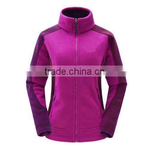 2017 Custom 100% polyester polar fleece jacket