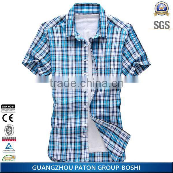 wholesale clothing China garment supplier latest style man shirt with competitive factory price