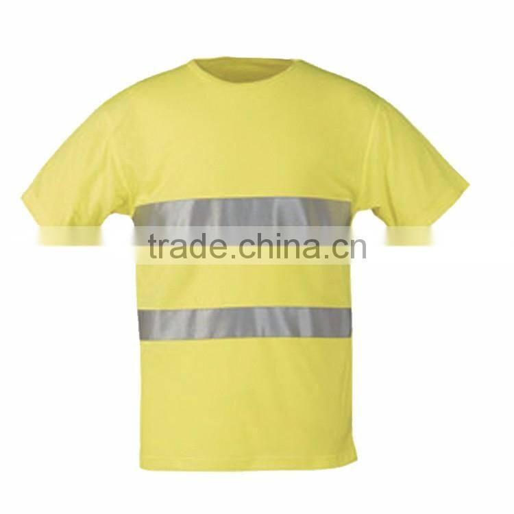 Summer men hivis shirt high visibility eyebird T-shirt