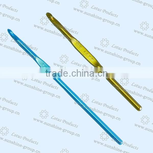 Aluminium Crochet Hook With Blister Card Packing Supply Various Size Crochet Hook