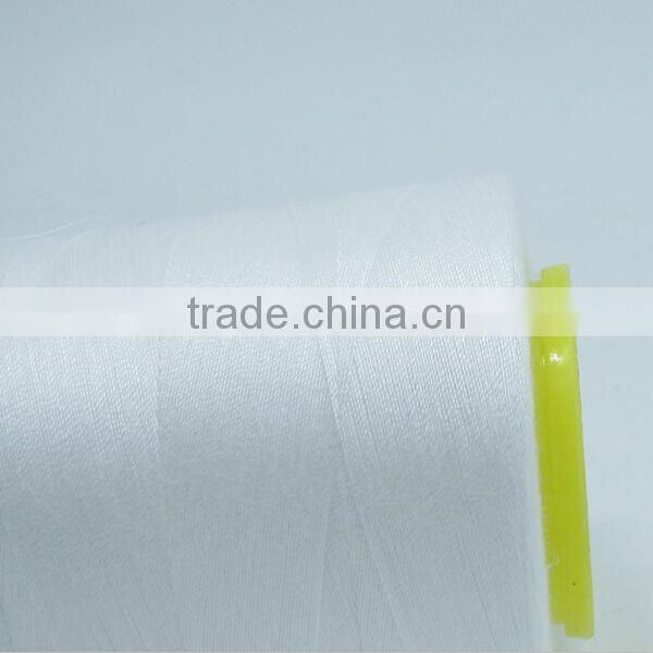 20s/3 100 polyester spun sewing thread white color