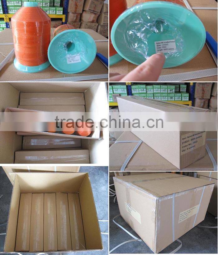 Nylon 6.6 continuous filament sewing threads 420d/3