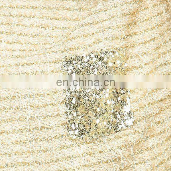 fall sequins loose short women pullover sweater