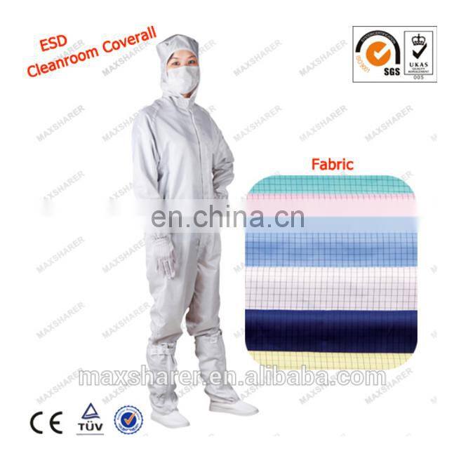 Good quality working esd clothing unisex standard cleanroom antistatic esd smock