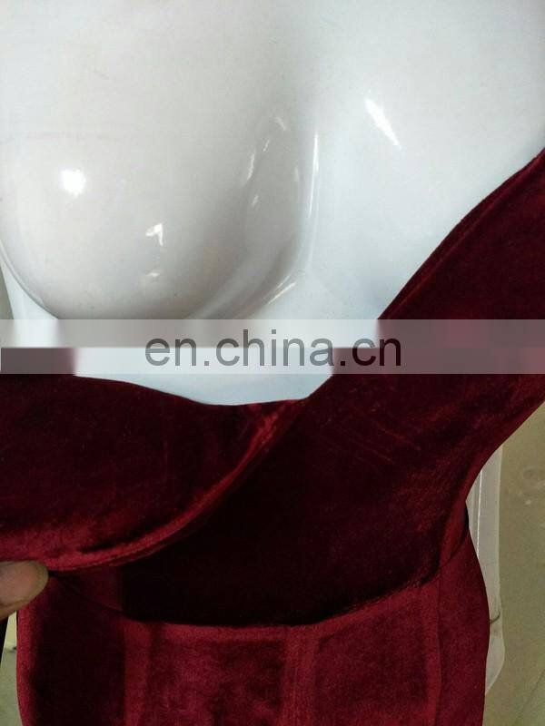 2017 new designer culotte wine red strap pantdress elegant loose maxi velvet divided skirt sexy jumpsuit for women party wear