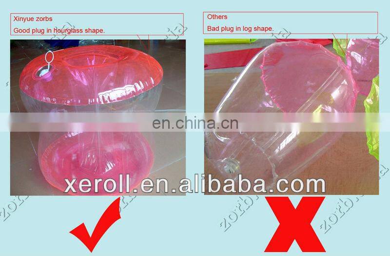 Good selling roll down from hill harness zorb ball