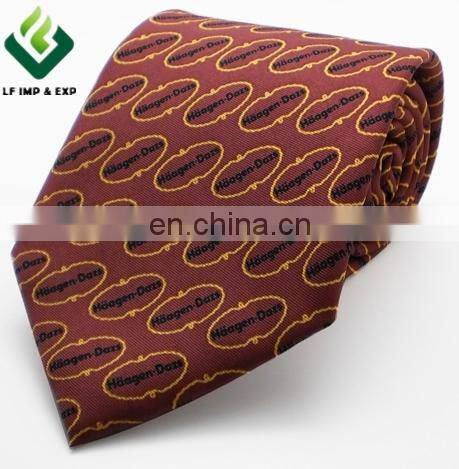 100% Polyester/Silk Printed Tie