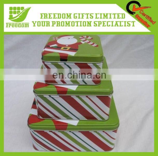 Logo Customized Promotional Tinplate Sugar Container