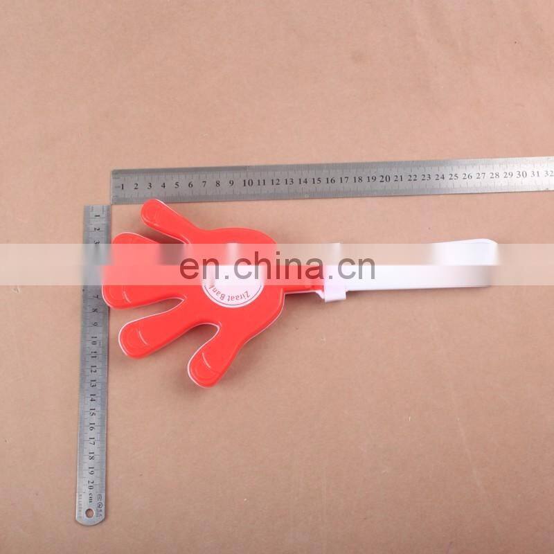 big size plastic hand clapper custom plastic hand clapper for games and promote logo