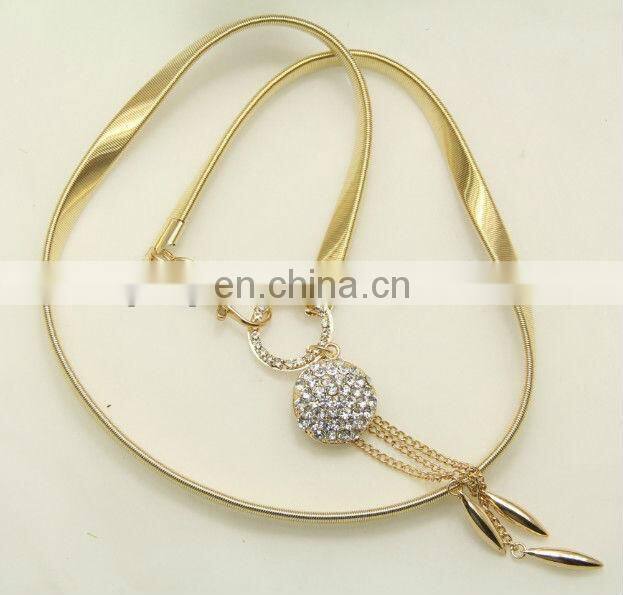 Elastic chain belt for ladies with fashion style