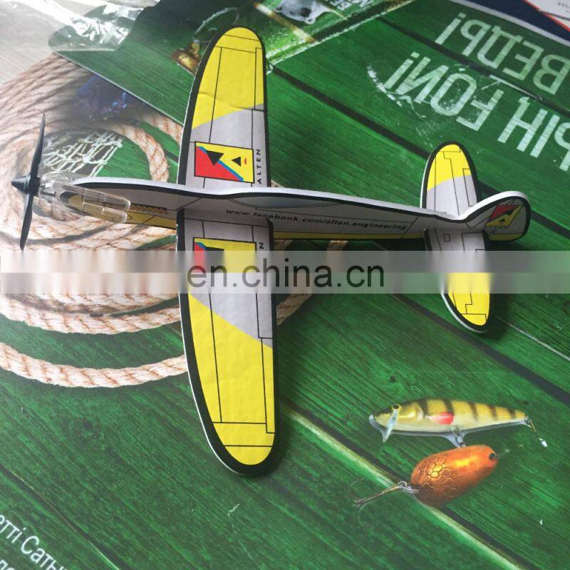 Custom printed foam plane glider