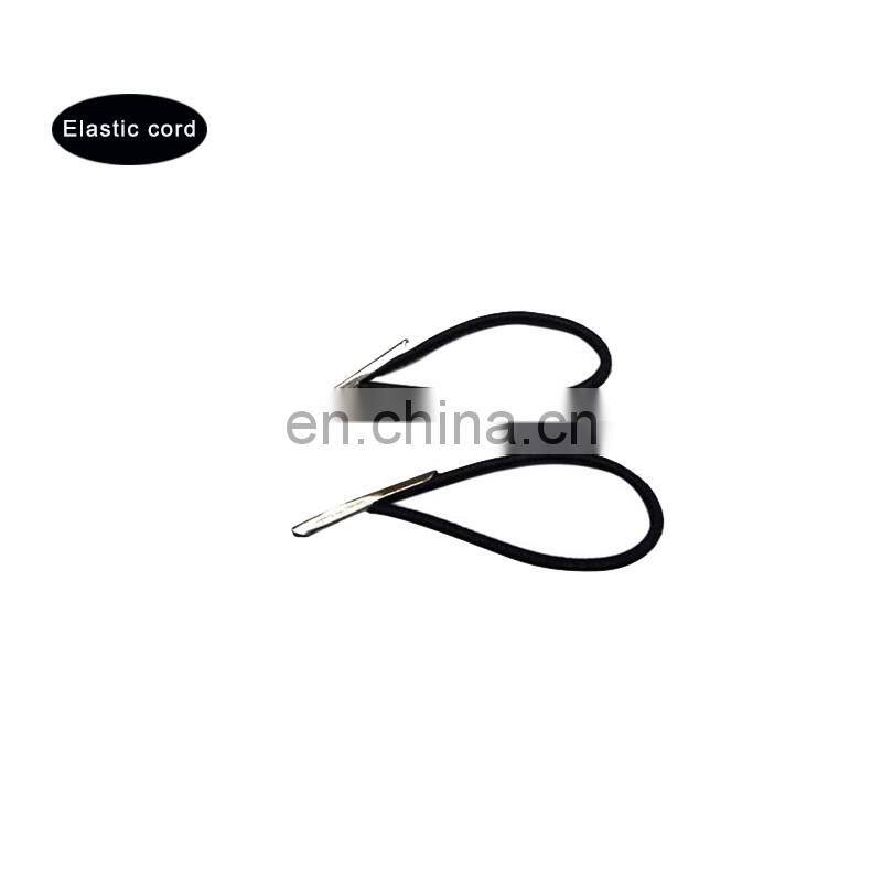 flat elastic band with metal barbs end