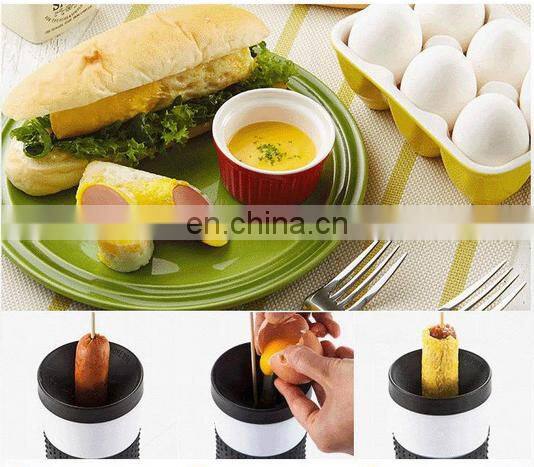 Best use and most convenient to carry the manual electric egg rolling cup processing machine breakfast cup