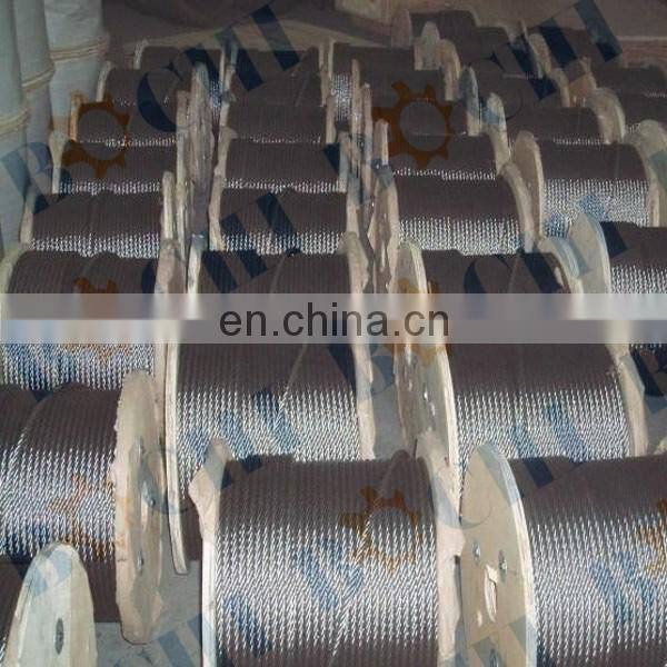 Ship Use Galvanized 6X24+7FC Steel Wire