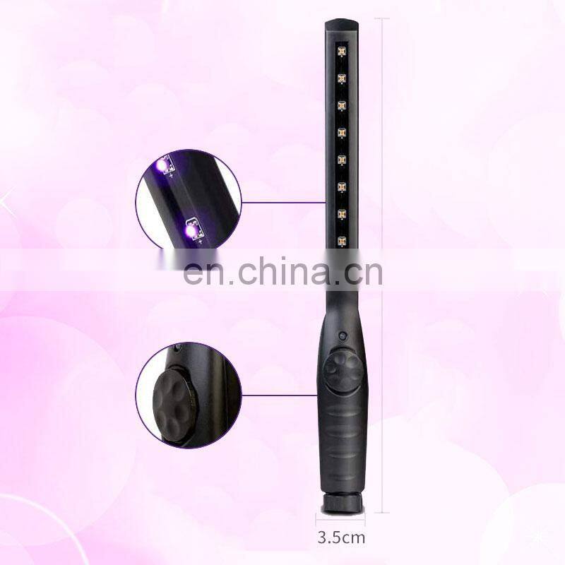 Spot Portable UV Sterilization Lamp Household UV Sterilizer Charging Model High Efficiency Sterilization Stick