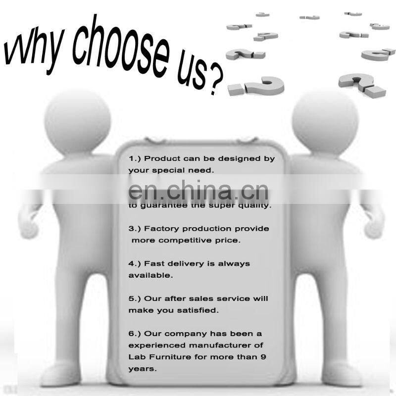 Phymarecy lab wall bench with all steel / steel wood material from China lab furniture