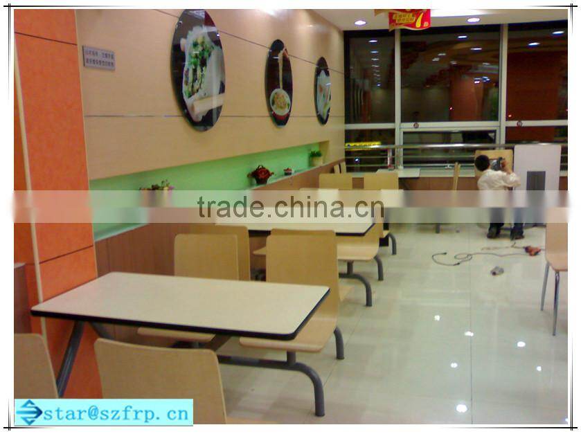 Fiberglass restaurant chairs