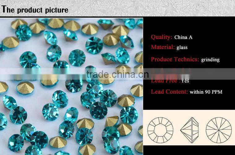 black pointback stone glass china,glass stone china,china glass stones for clothing decoration