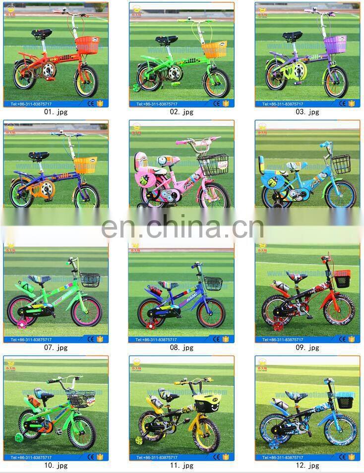 16 inch high quality steel frame cool style kids bicycle children bike with training wheel