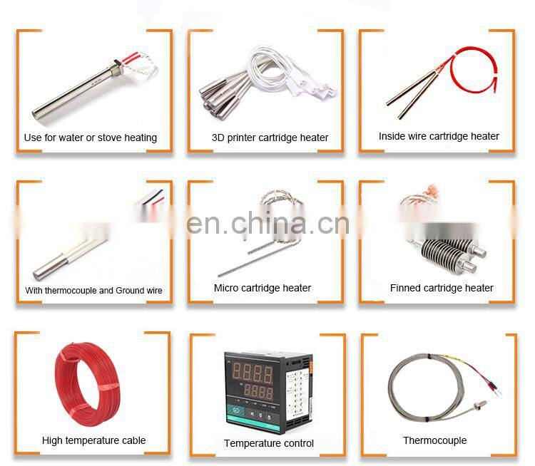 220 v 800 watt customized metal heater rod ceramic cartridge heating rod element