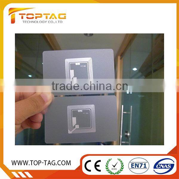 CR80 85.5*54mm transparent business cards / Standard inkjet pvc card